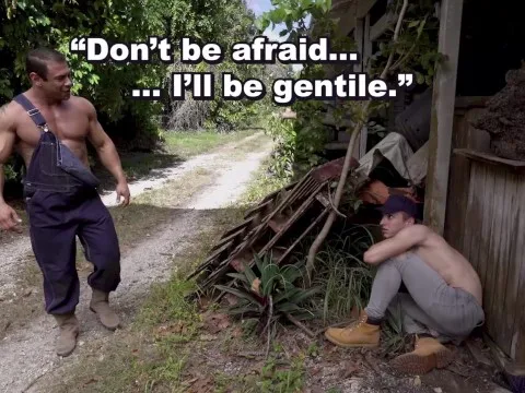 Draven Navarro and his sonnie adjacent to turns boning Bar Addison's farm in public