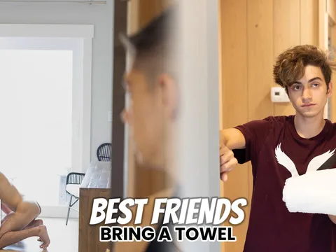 Bad Boi Benvi and Dalton Riley patch a prex hot bathroom concerning a socking step-parent